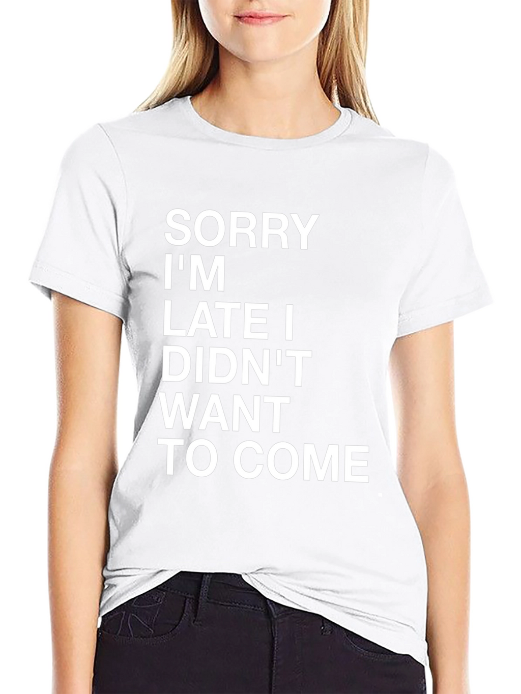 Sorry Im Late Graphic Tee