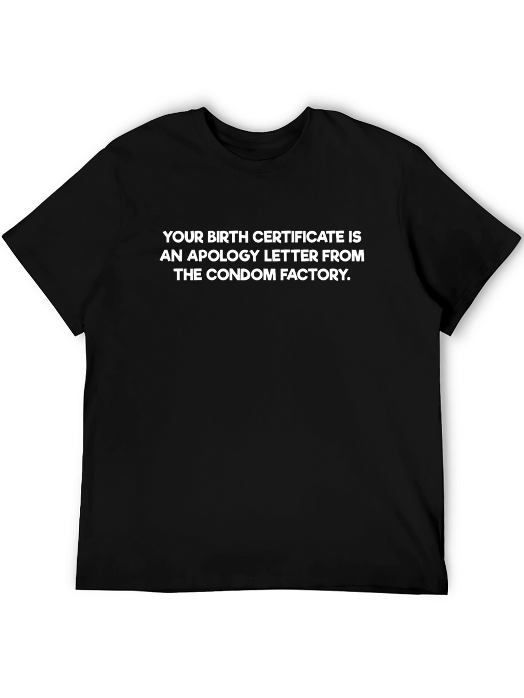 Sarcastic Apology Letter Graphic T-Shirt
