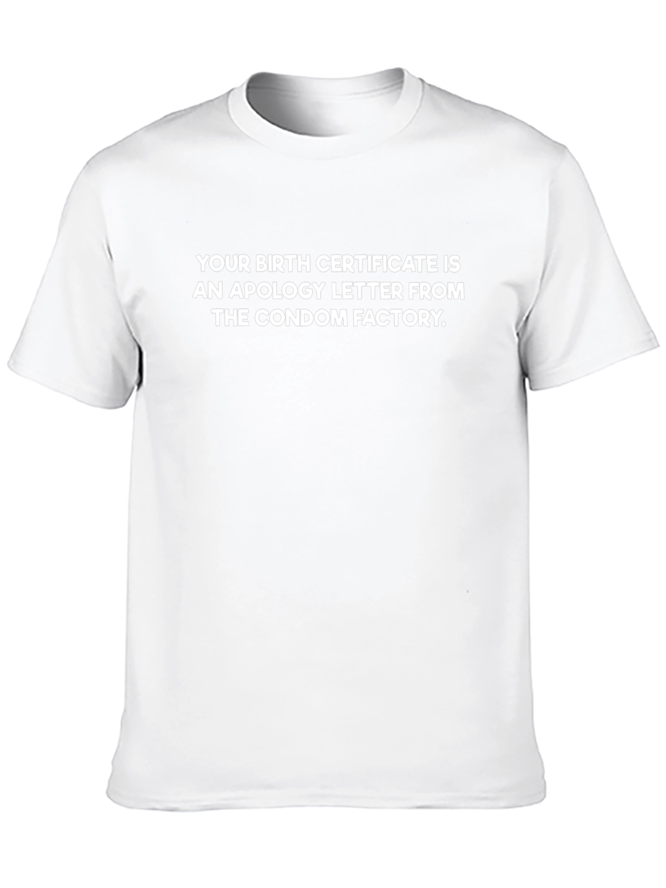 Sarcastic Apology Letter Graphic T-Shirt