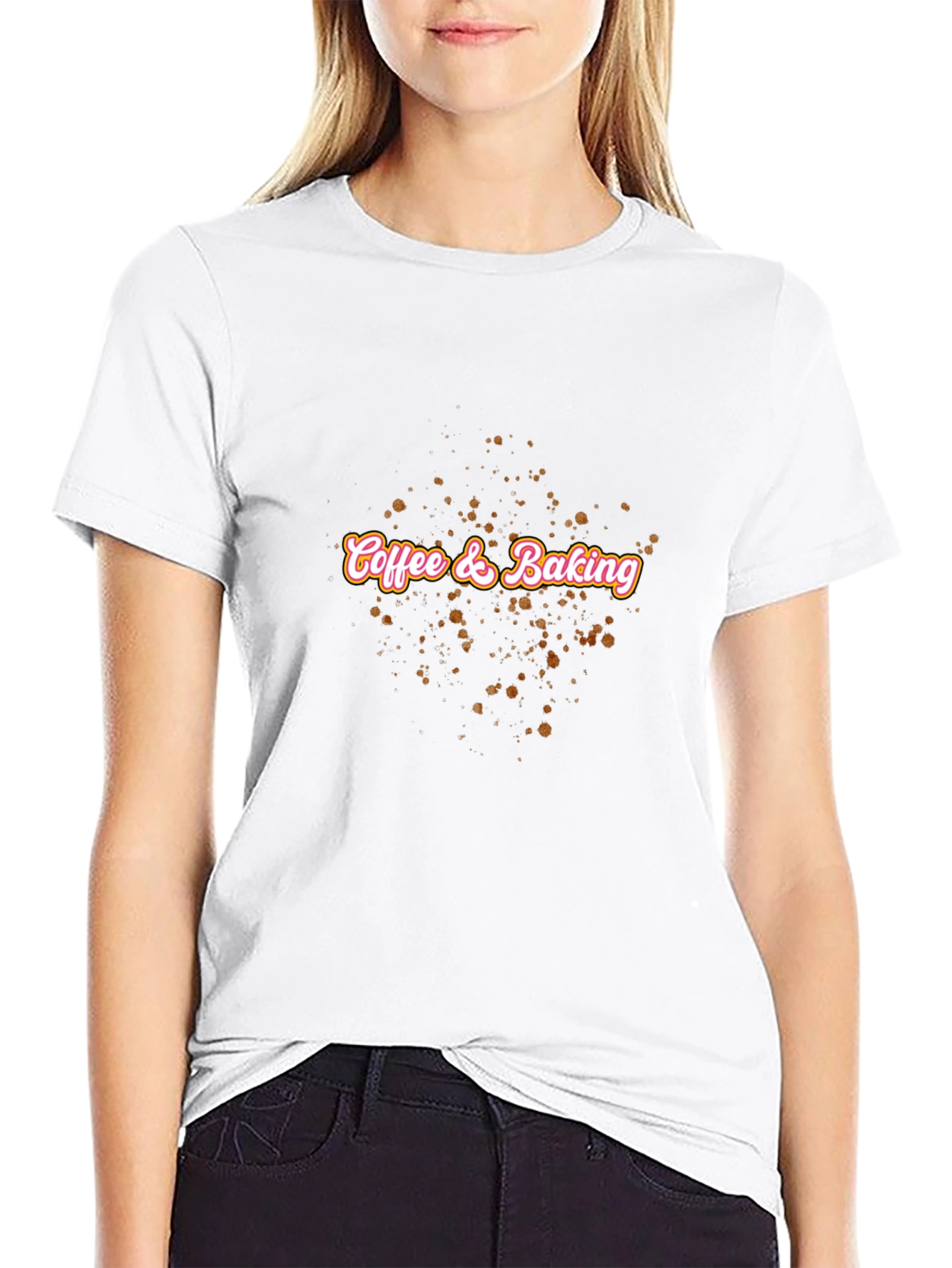 Coffee & Baking Graphic T-Shirt - Casual Comfort