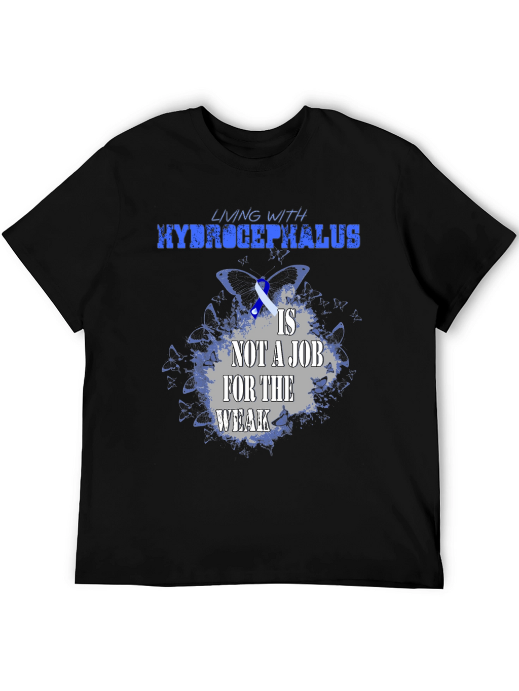 Hydrocephalus Awareness T-Shirt: Living with Strength