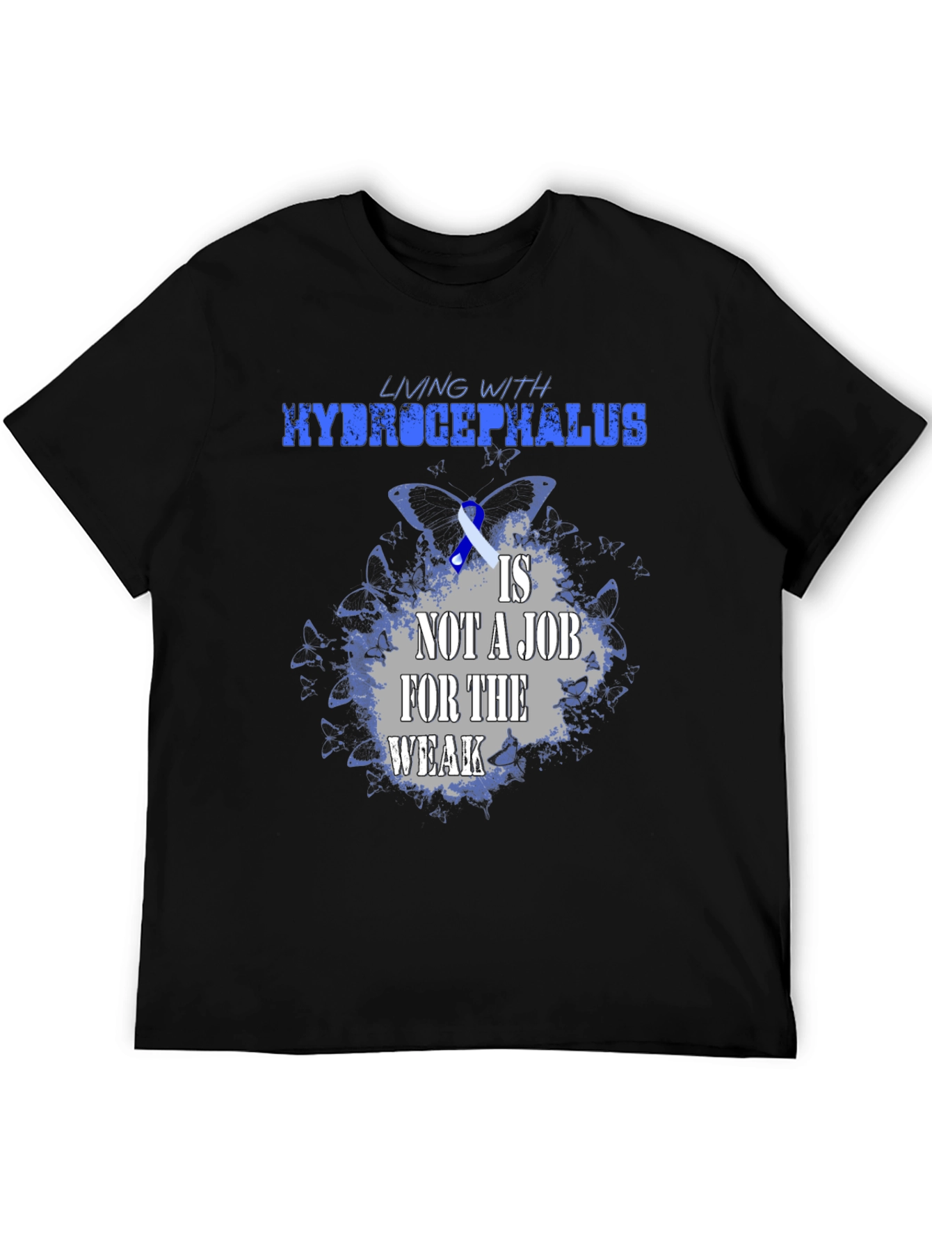 Hydrocephalus Awareness T-Shirt: Living with Strength