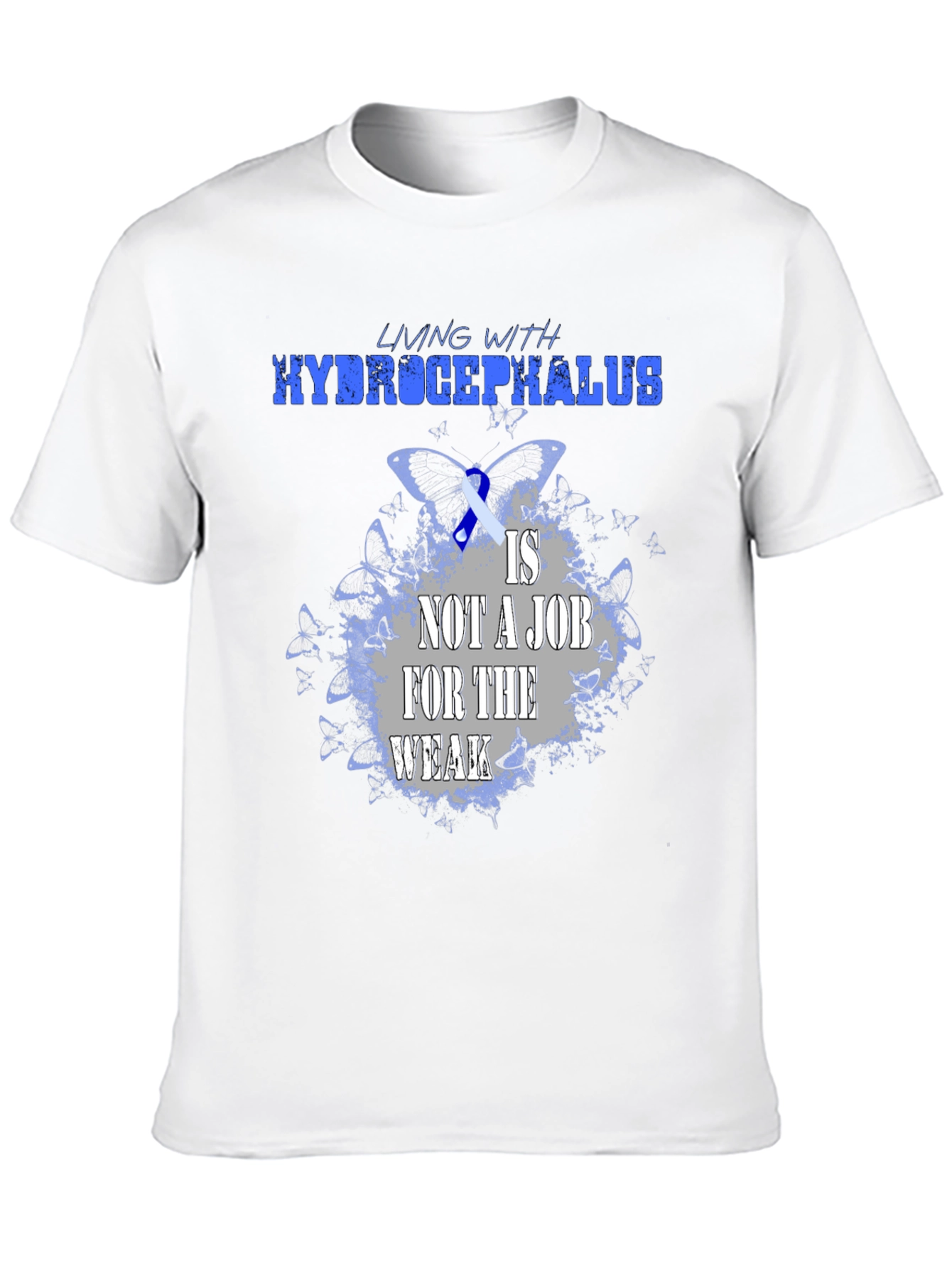 Hydrocephalus Awareness T-Shirt: Living with Strength