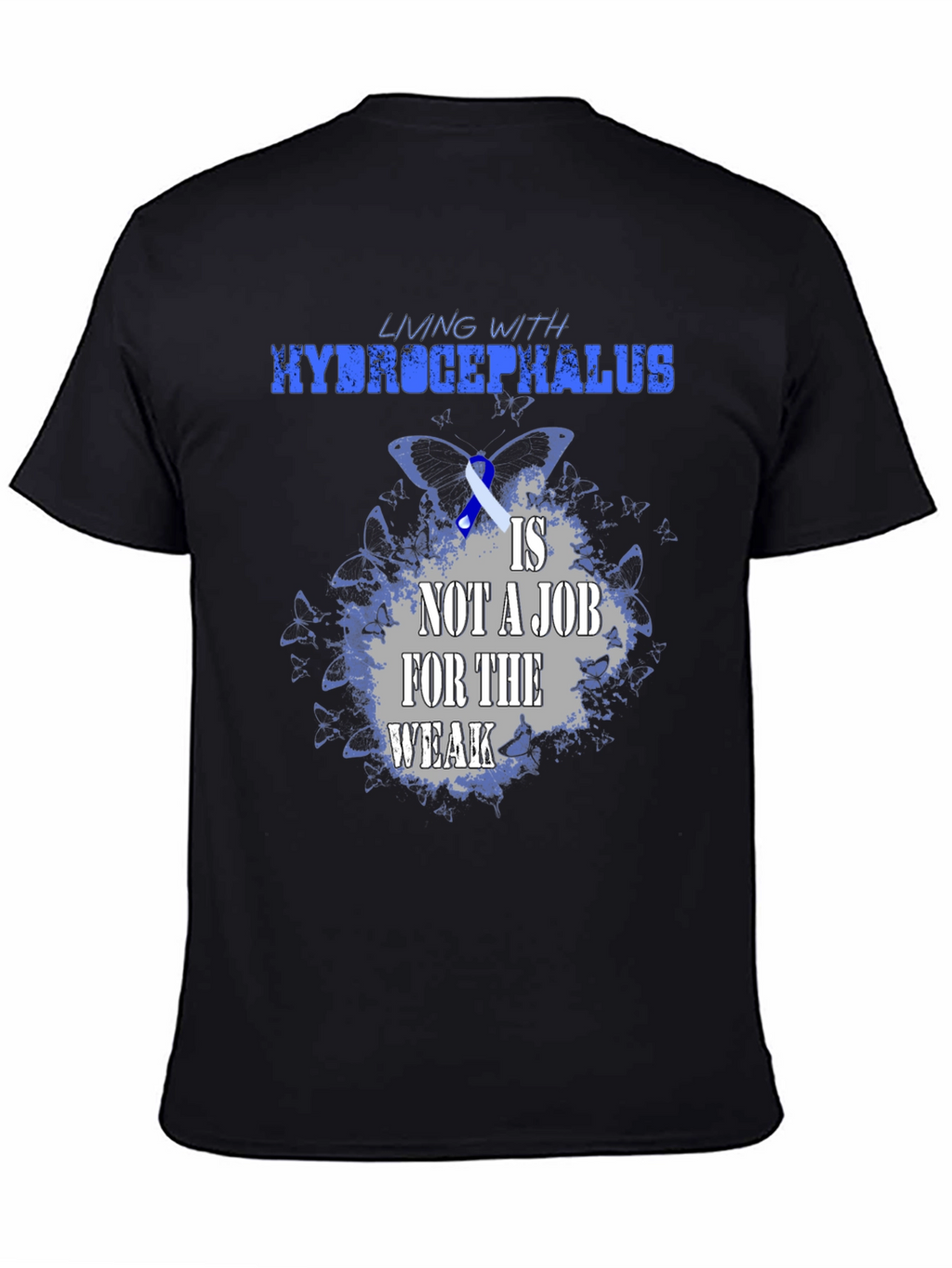 Hydrocephalus Awareness T-Shirt: Living with Strength
