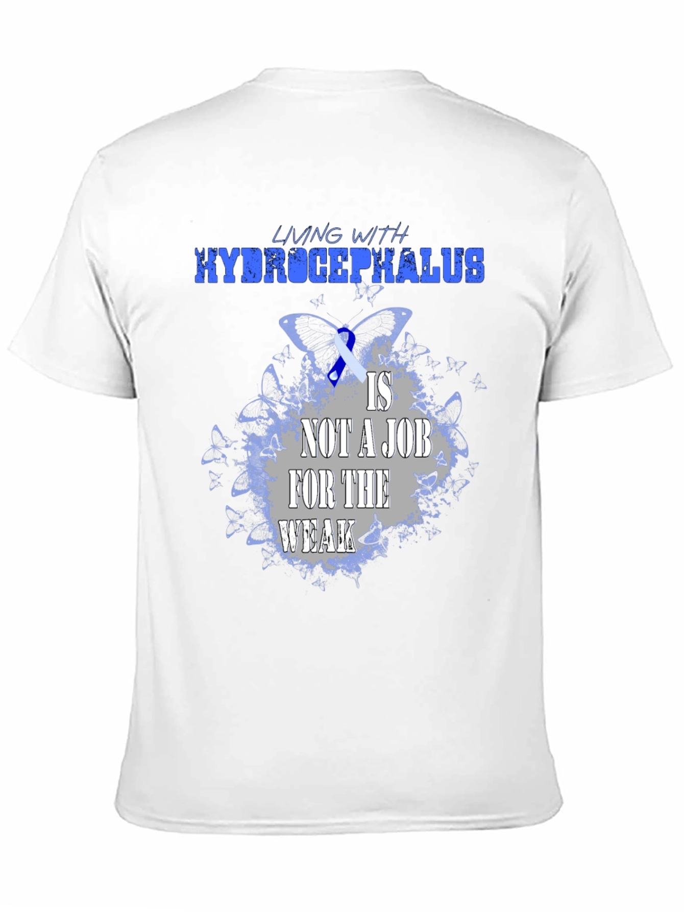 Hydrocephalus Awareness T-Shirt: Living with Strength