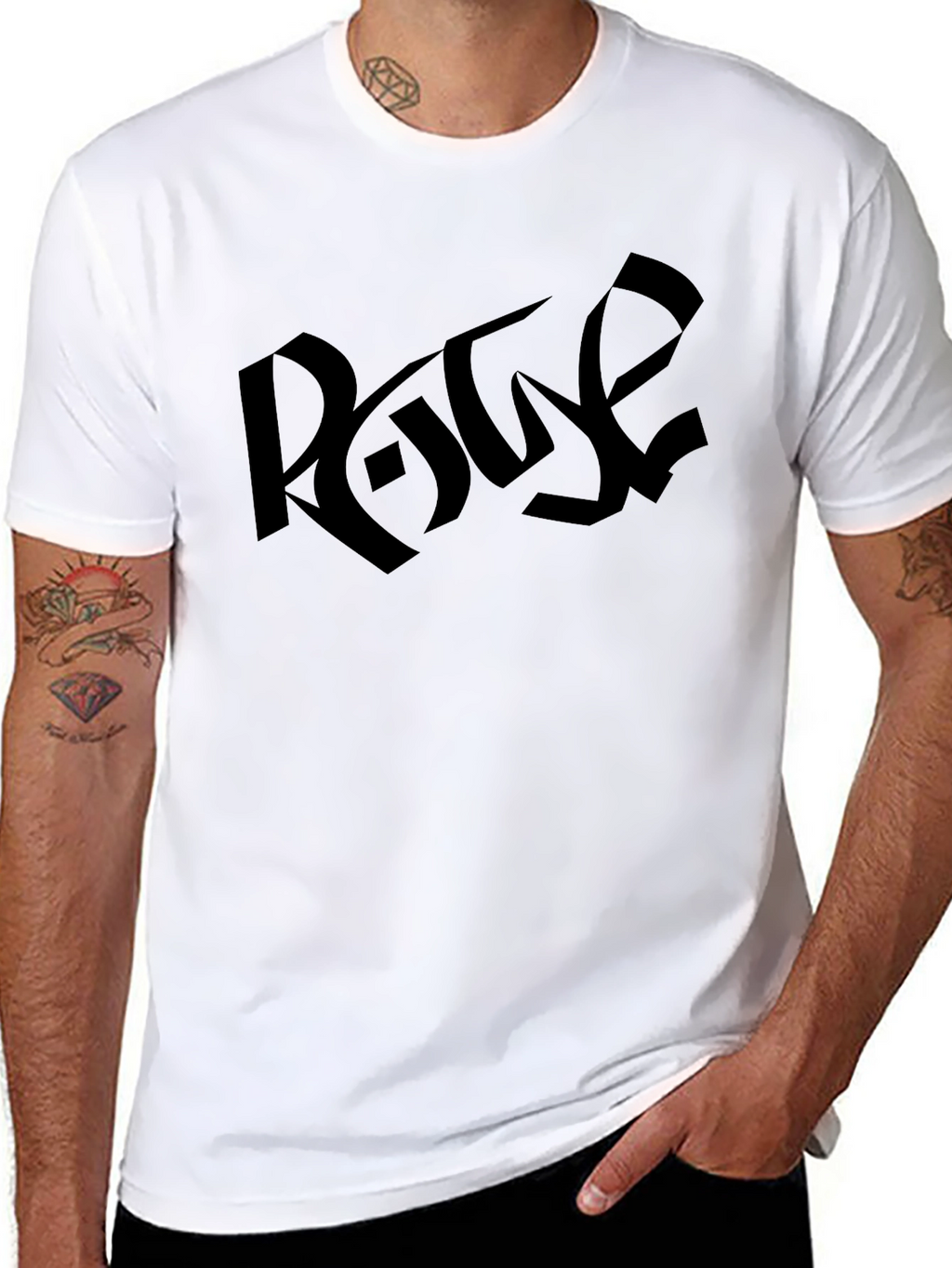 Ravage Graphic Print Black T-Shirt