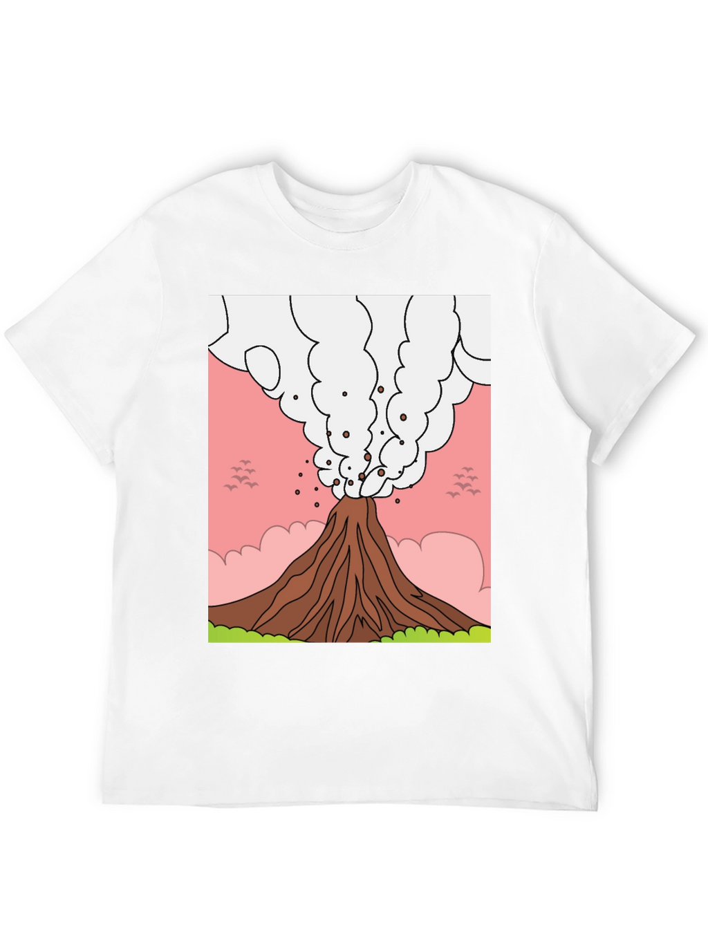 Volcano Graphic T-Shirt - Erupting Style