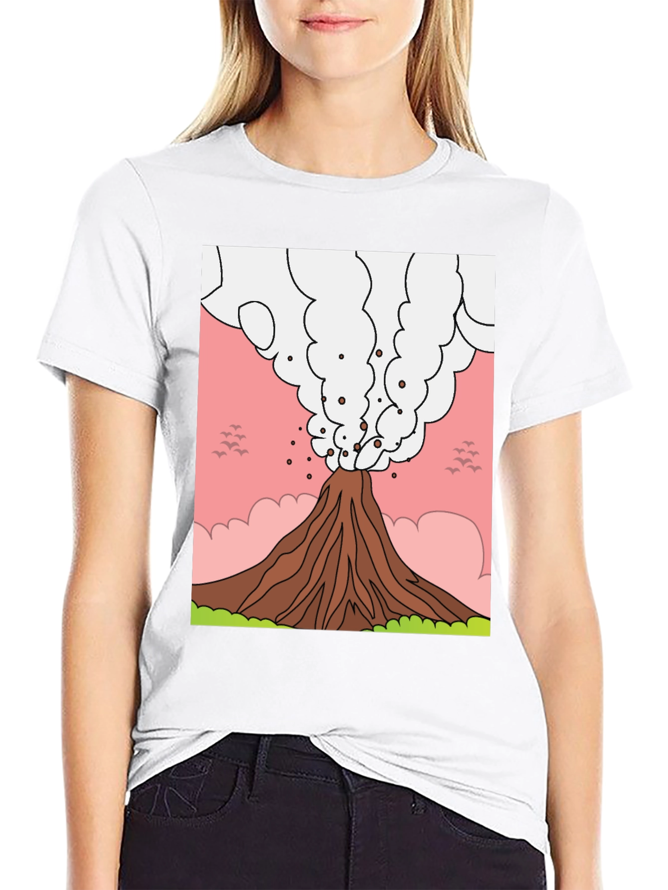 Volcano Graphic T-Shirt - Erupting Style