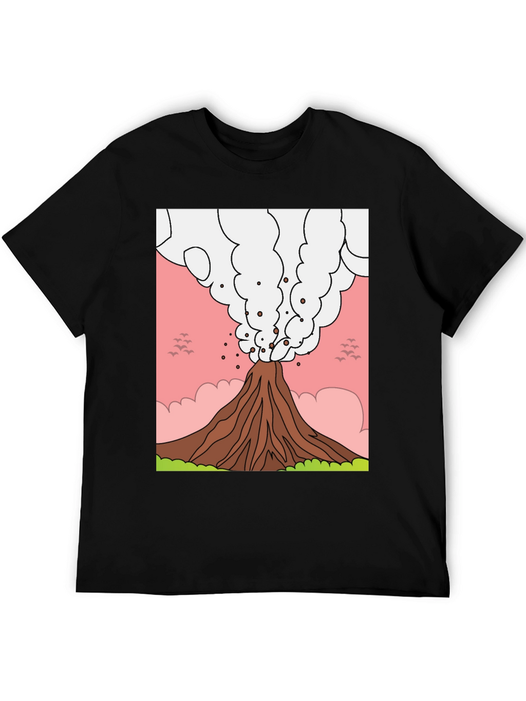 Volcano Graphic T-Shirt - Erupting Style