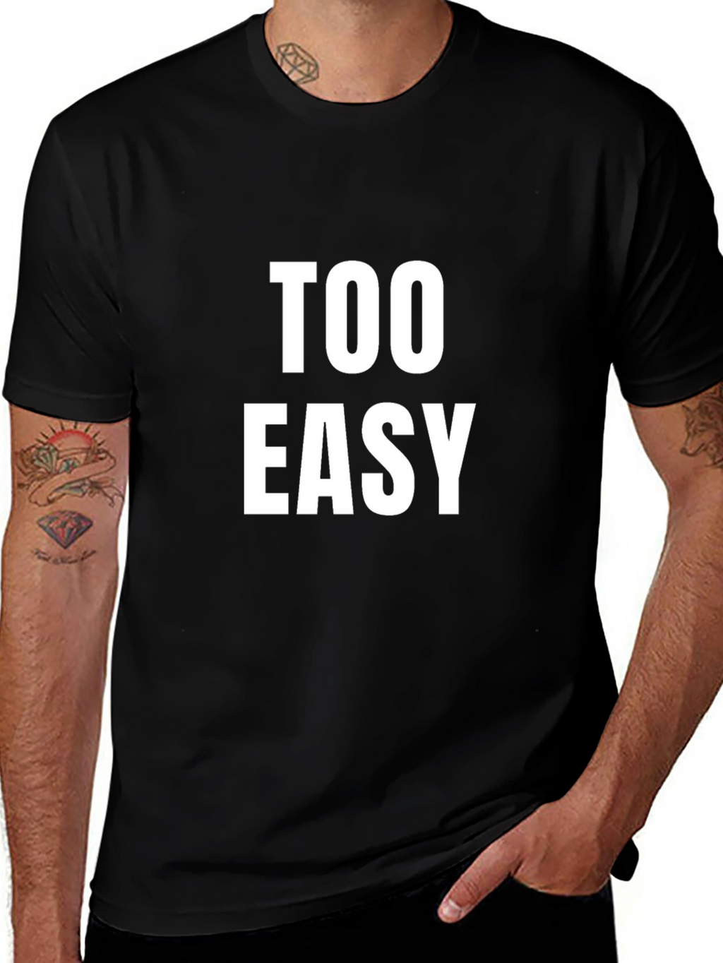 Too Easy Graphic Tee - Comfy Mens T-Shirt