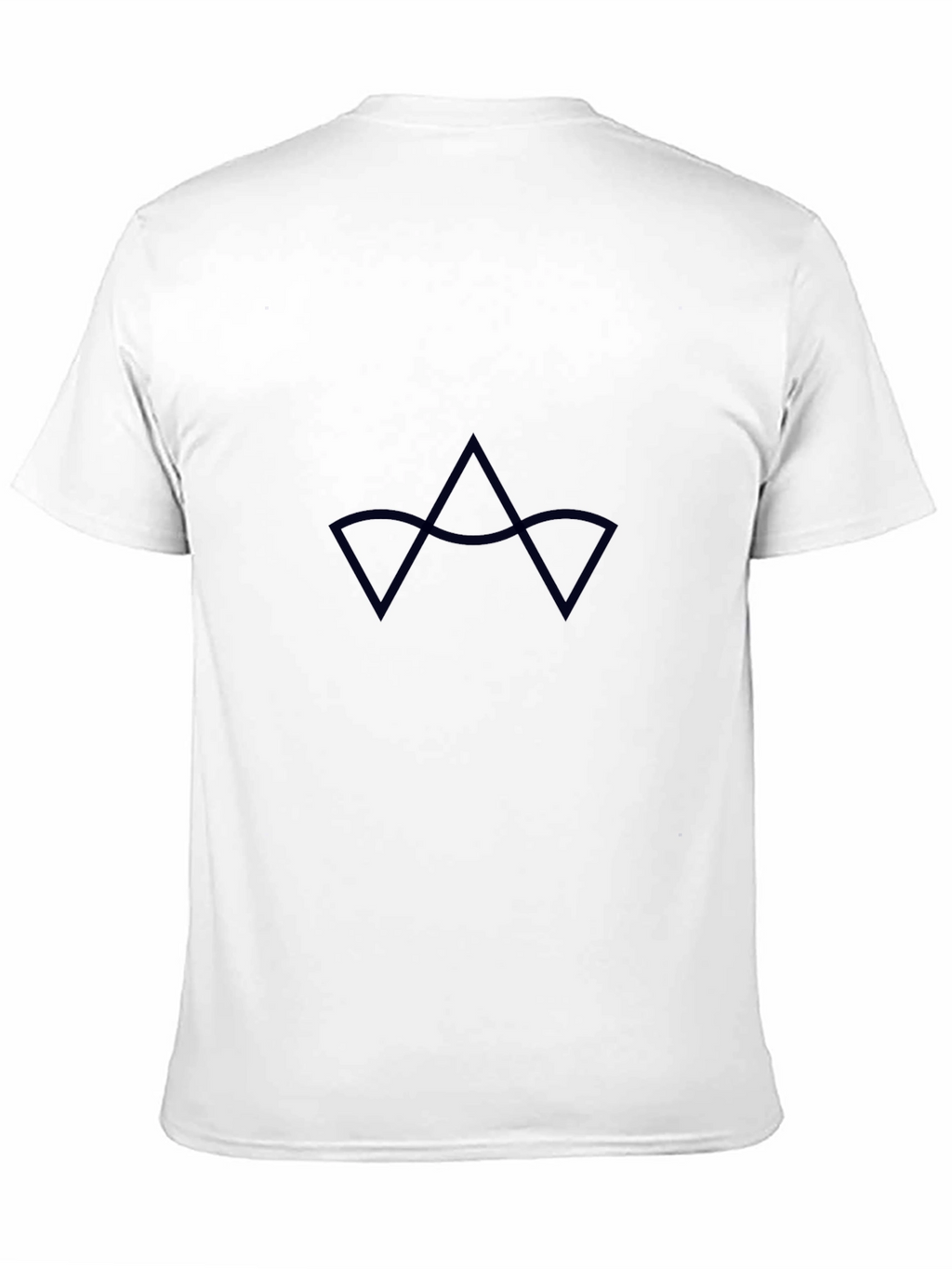 Crown Graphic Tee - Black Crew Neck