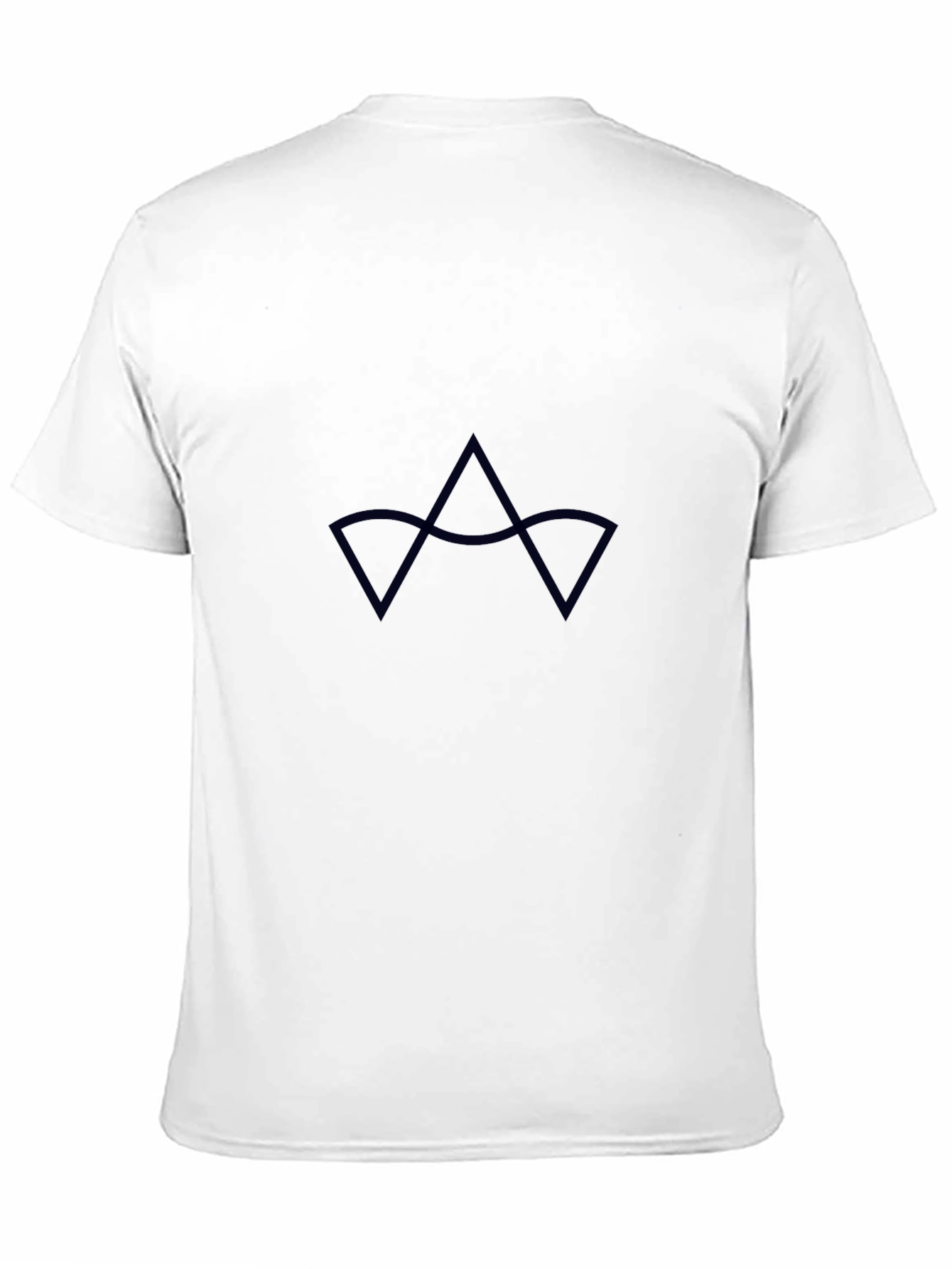 Crown Graphic Tee - Black Crew Neck