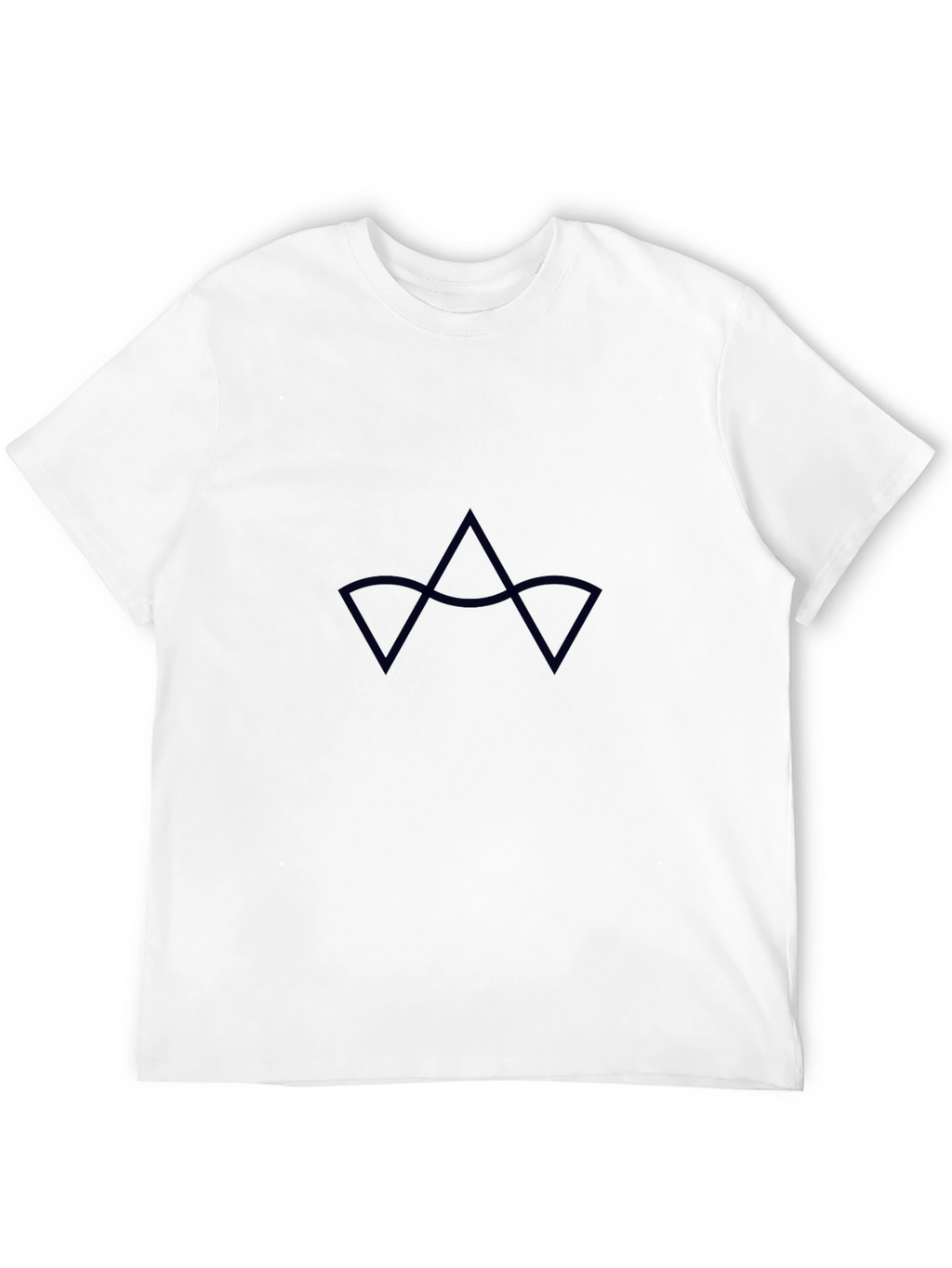 Crown Graphic Tee - Black Crew Neck