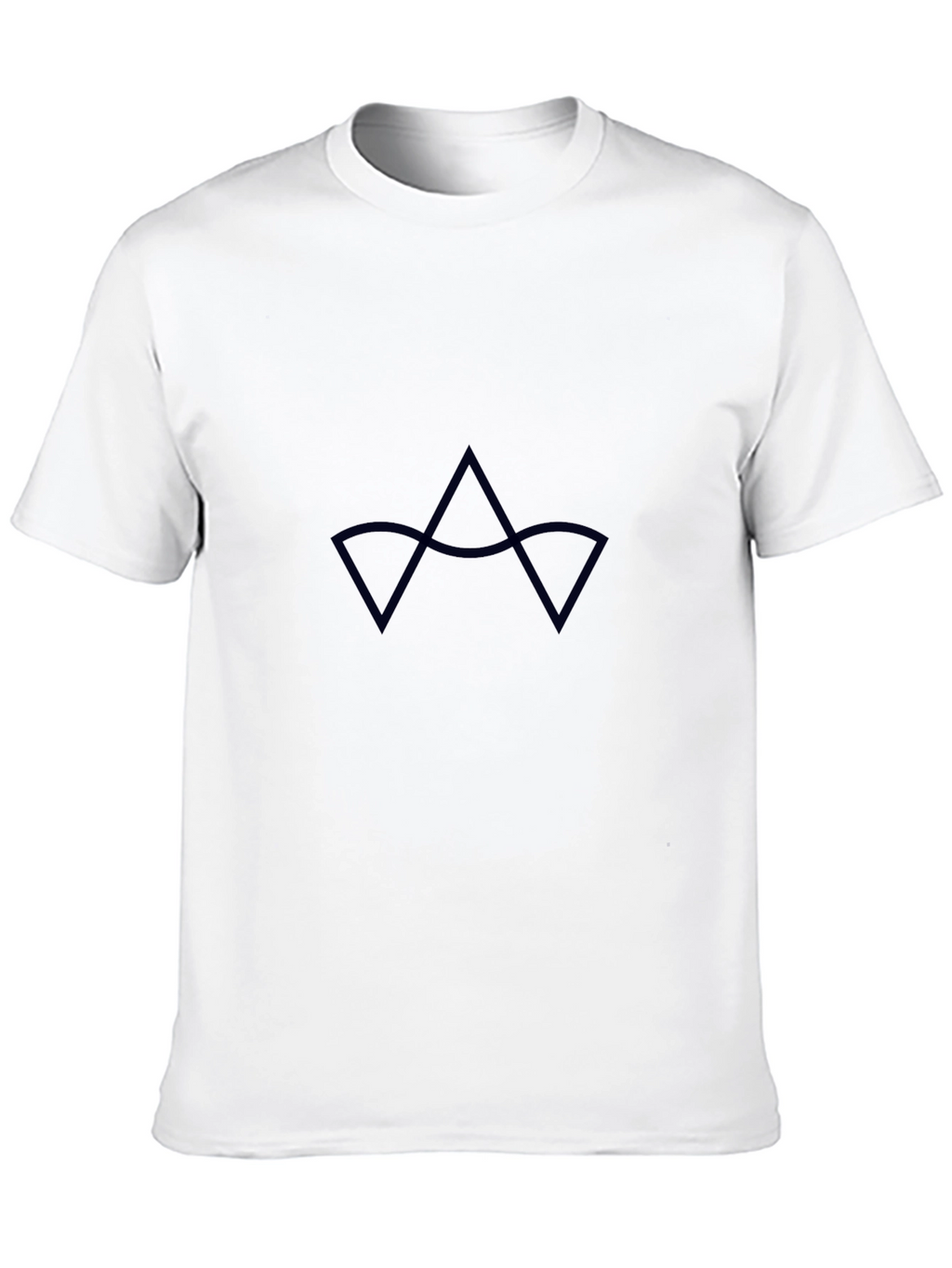 Crown Graphic Tee - Black Crew Neck