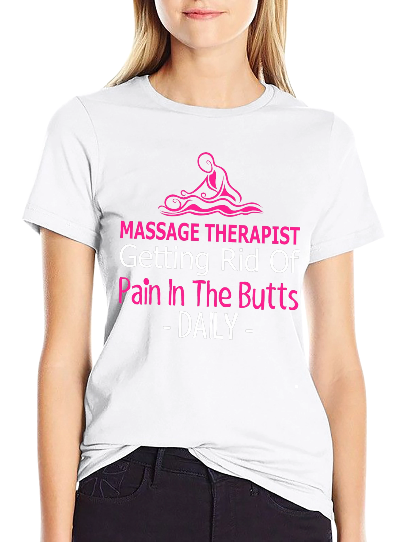 Massage Therapist Novelty T-Shirt - Pain Relief Humor