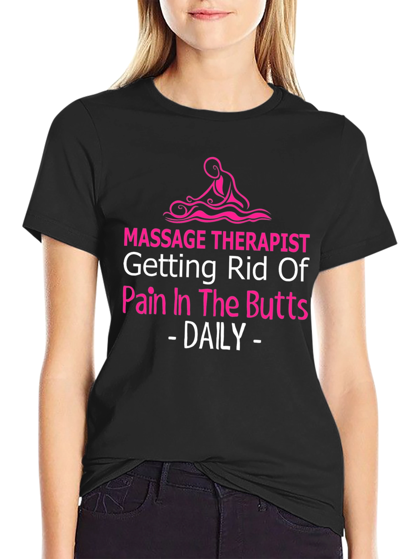 Massage Therapist Novelty T-Shirt - Pain Relief Humor
