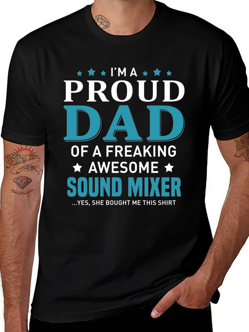 Proud Dad of a Sound Mixer T-Shirt
