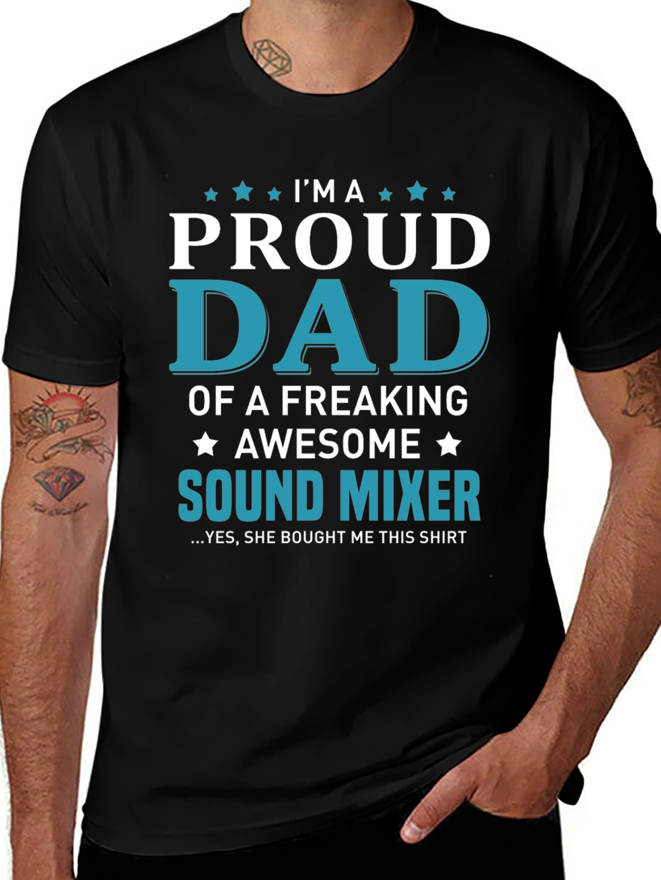 Proud Dad of a Sound Mixer T-Shirt