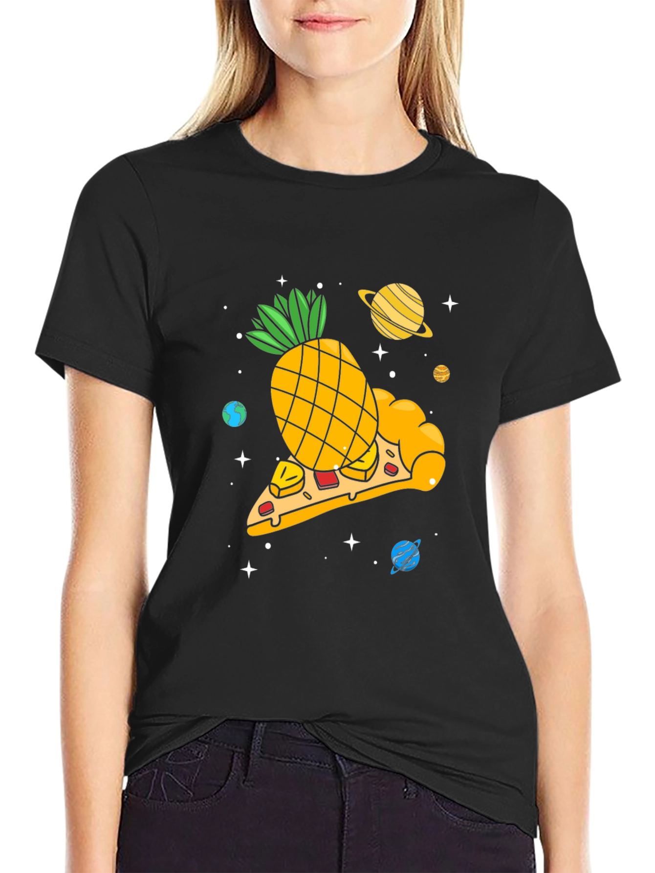 Pineapple Pizza Planet T-Shirt