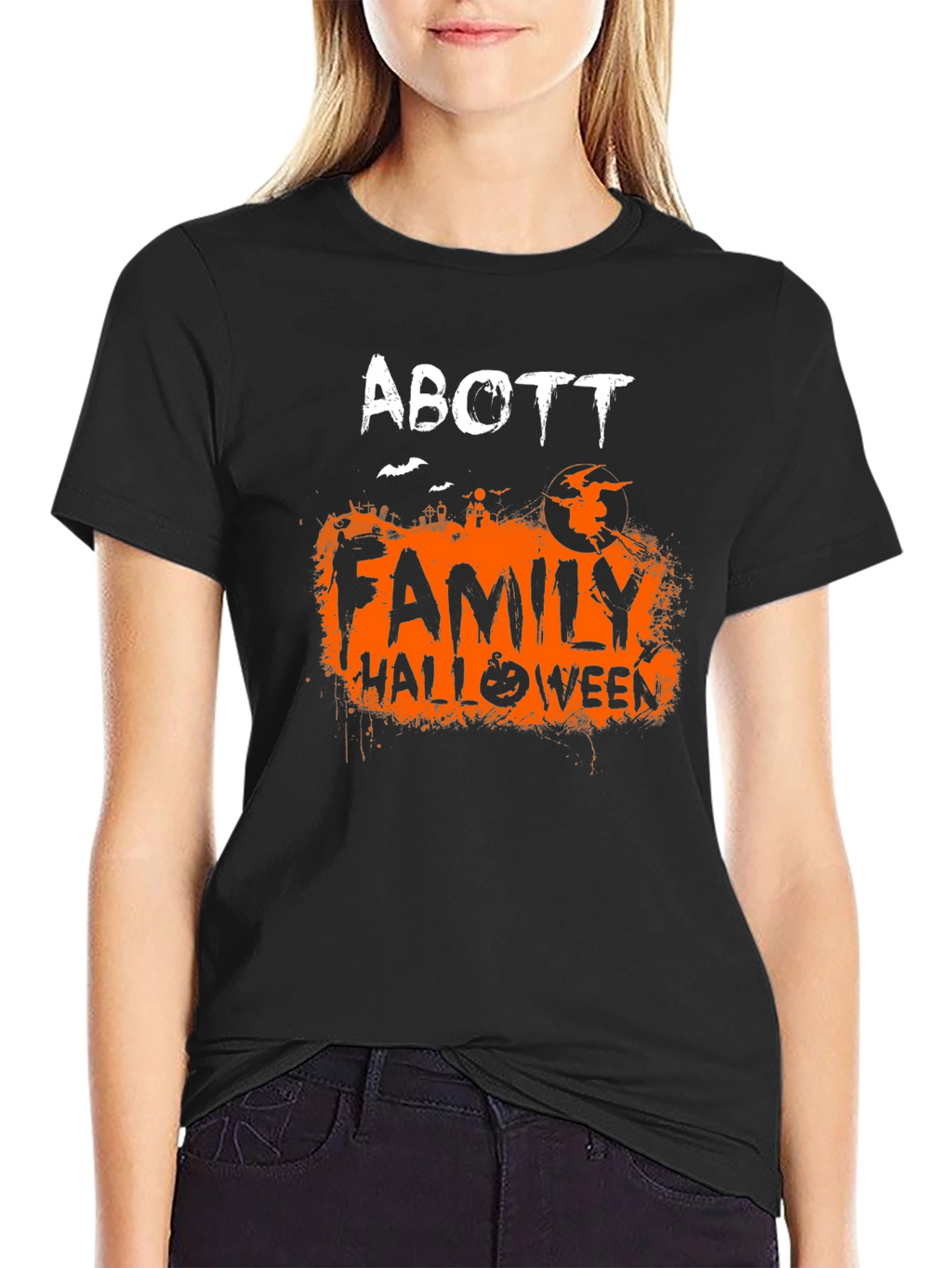 Abbott Family Halloween T-Shirt - Spooky Season Apparel