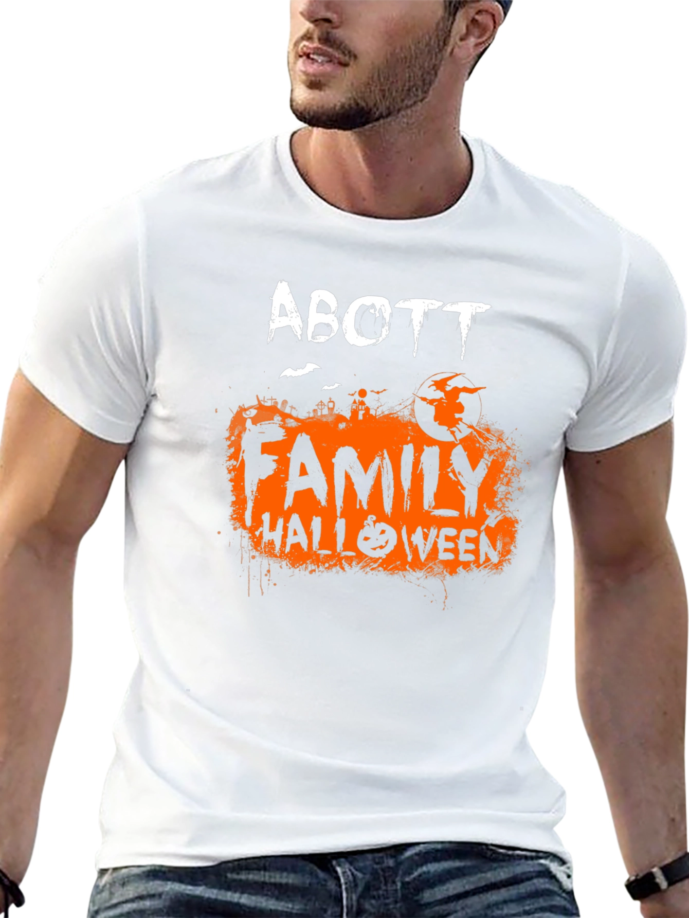 Abbott Family Halloween T-Shirt - Spooky Season Apparel
