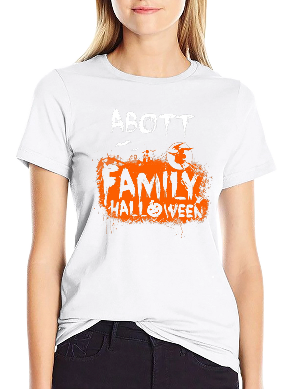 Abbott Family Halloween T-Shirt - Spooky Season Apparel