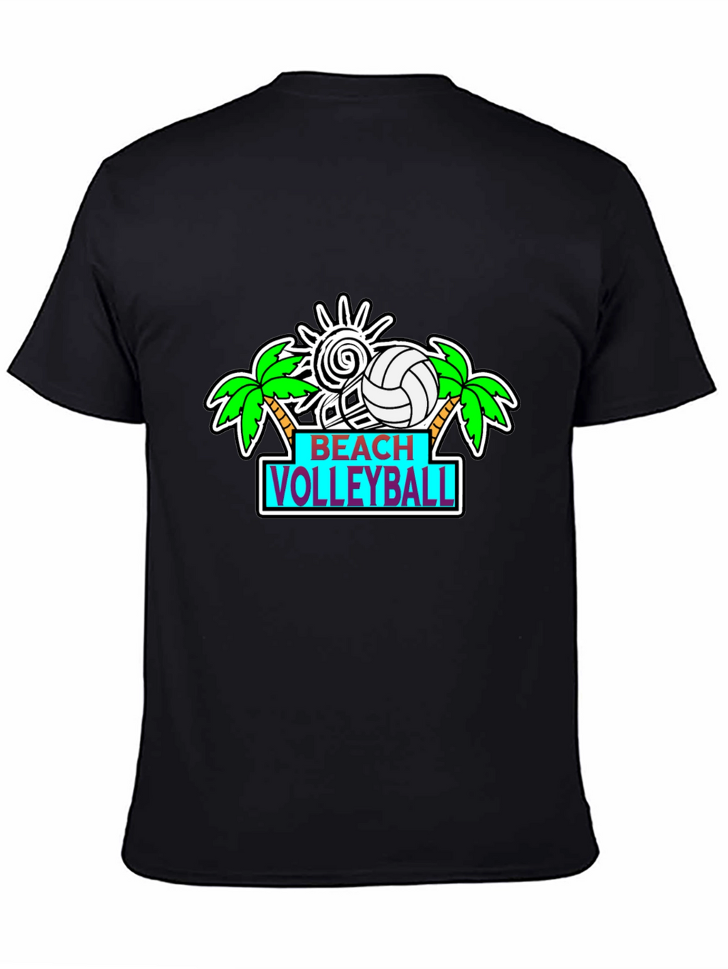 Beach Volleyball Graphic T-Shirt
