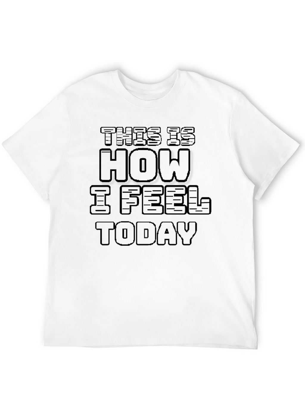 Mens This is How I Feel Today Black T-Shirt
