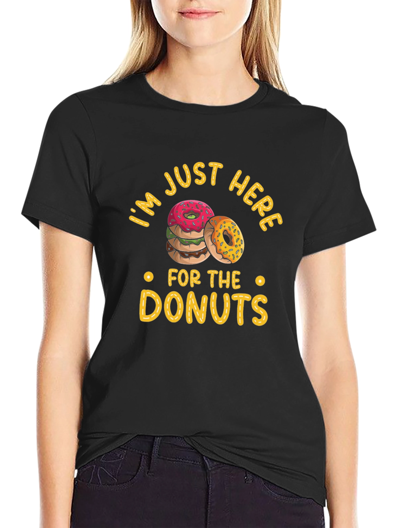 Donut Lover T-Shirt: Im Just Here for the Donuts