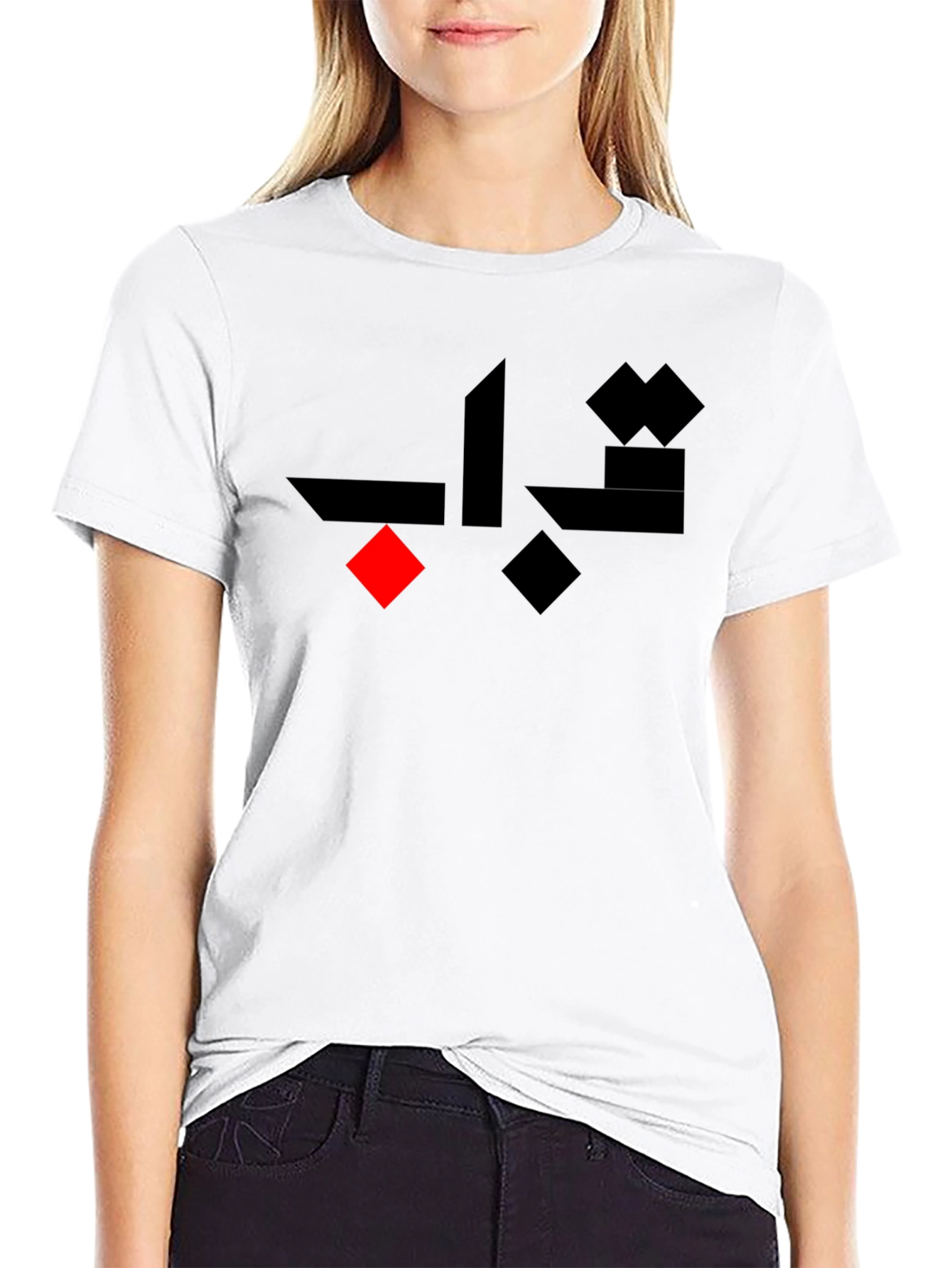 Mens Stylish Black T-Shirt with Graphic Design