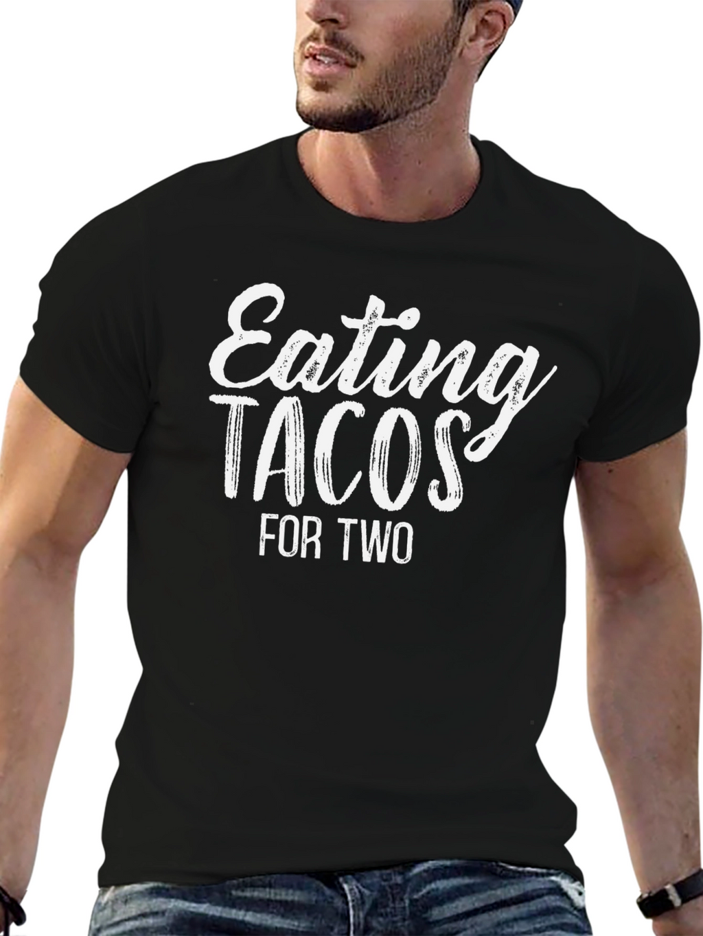 Eating Tacos for Two Graphic Tee - Black