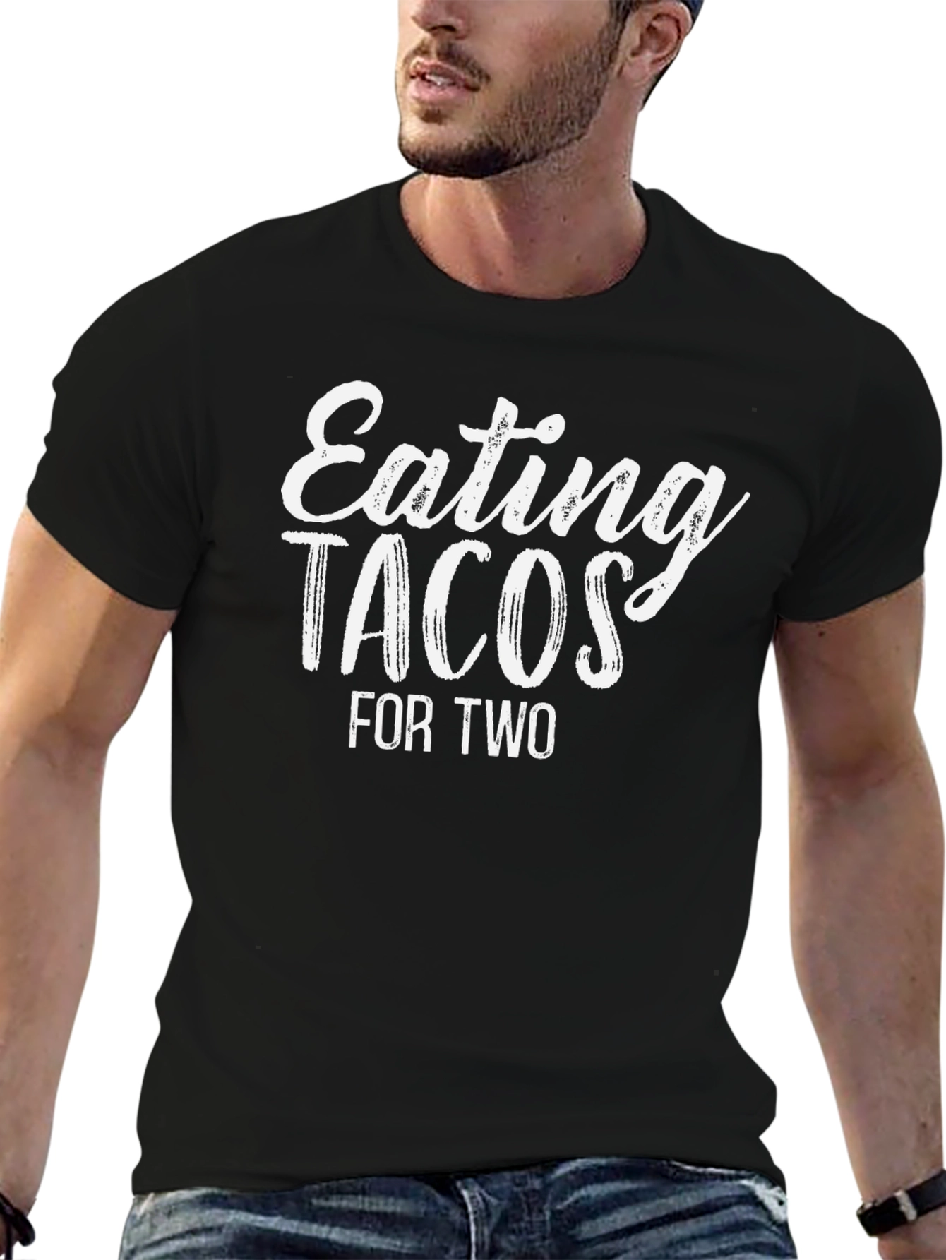 Eating Tacos for Two Graphic Tee - Black