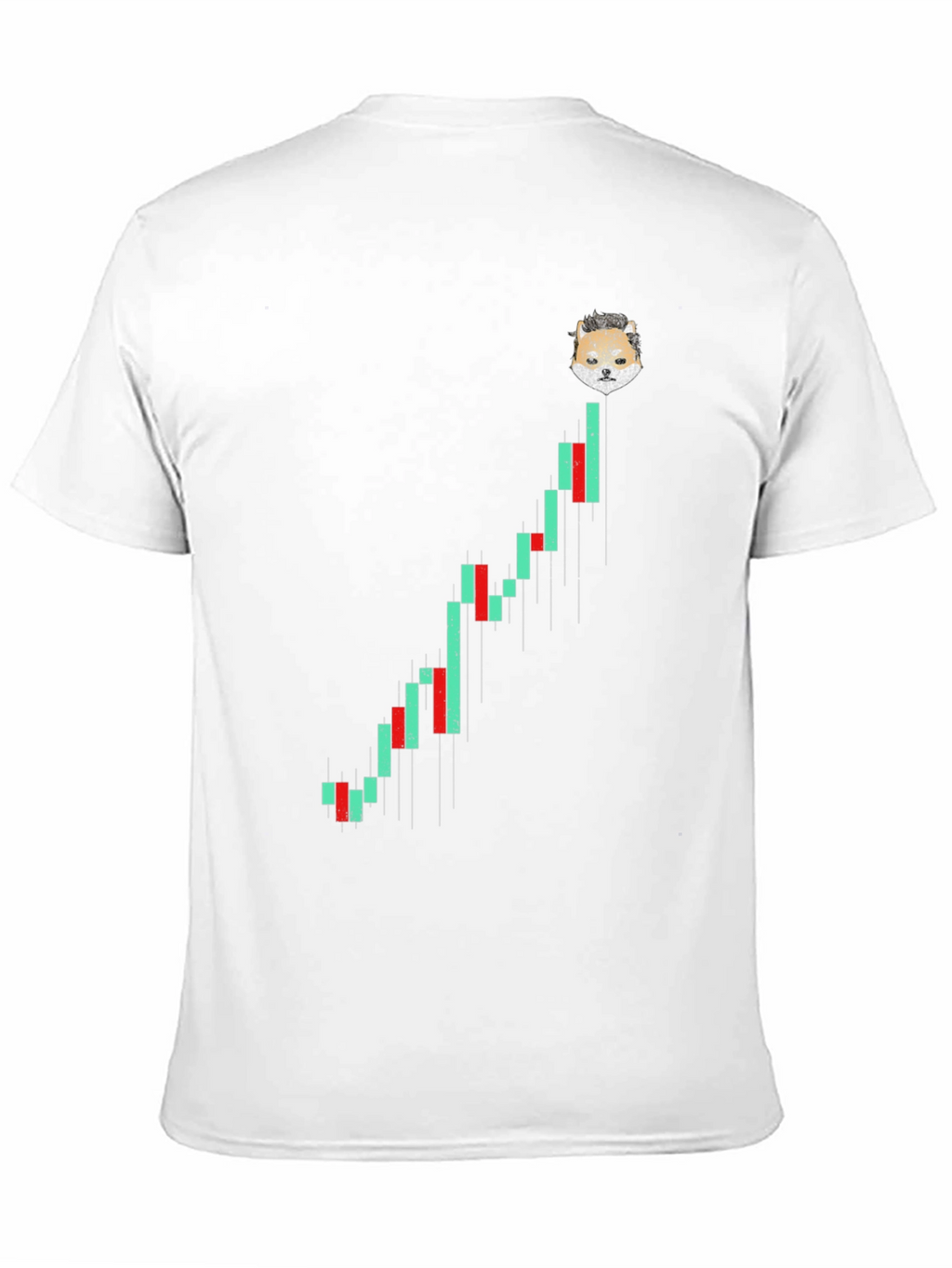 Doge Crypto Chart Black T-Shirt - Mens Fashion Tee