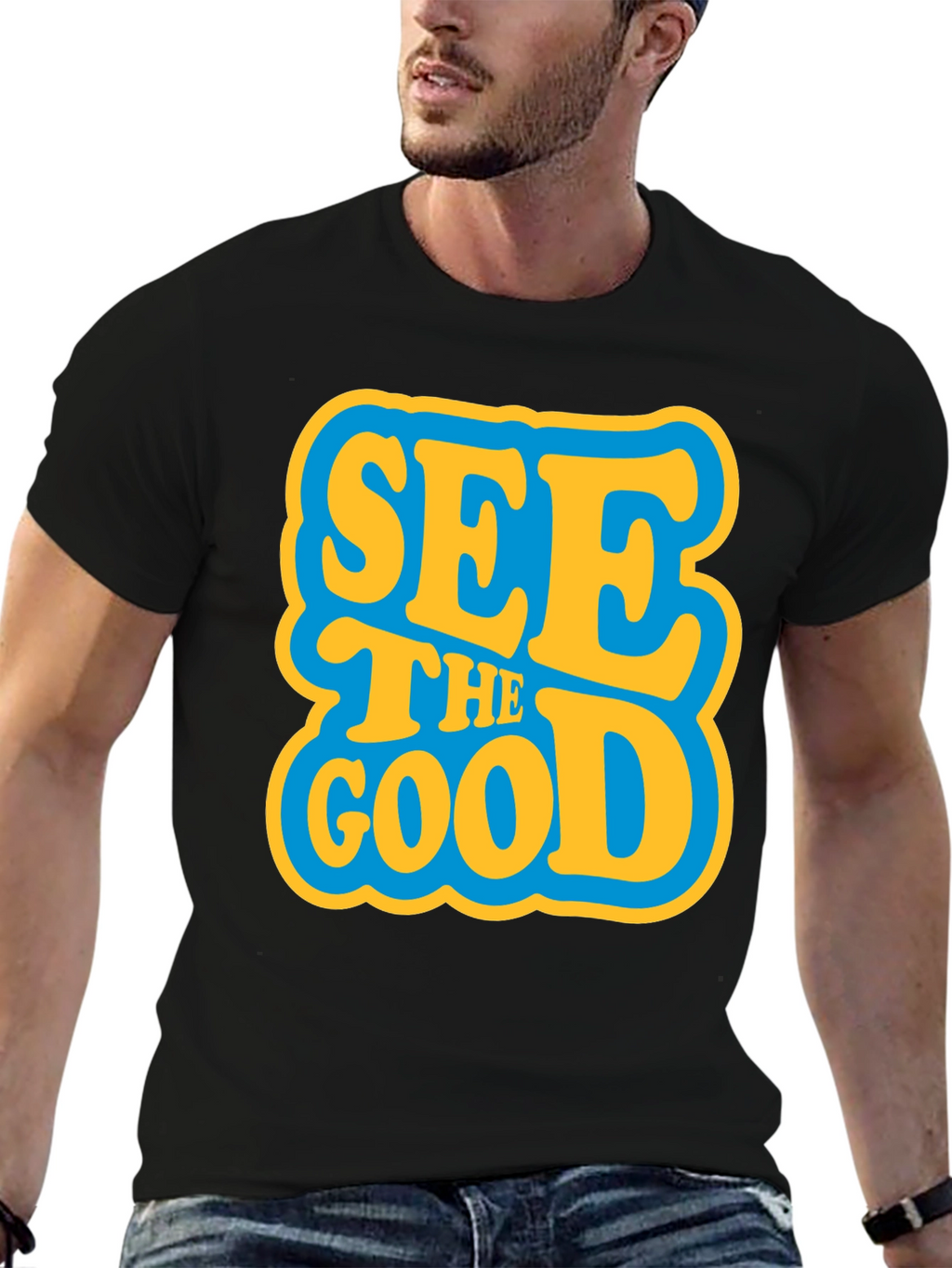 See The Good Graphic T-Shirt - Retro Design