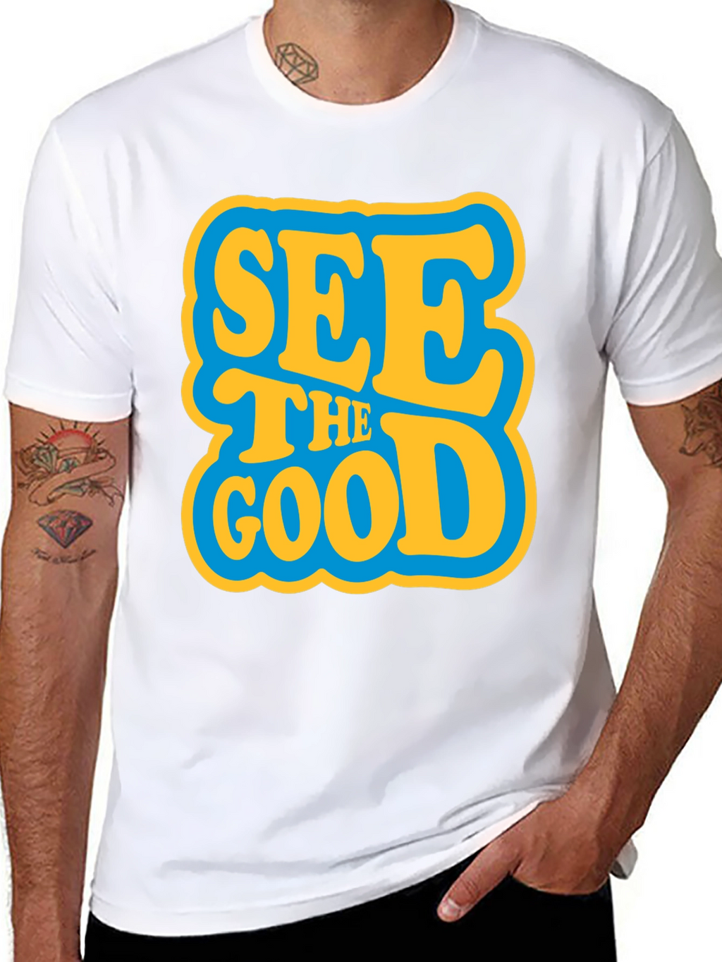 See The Good Graphic T-Shirt - Retro Design