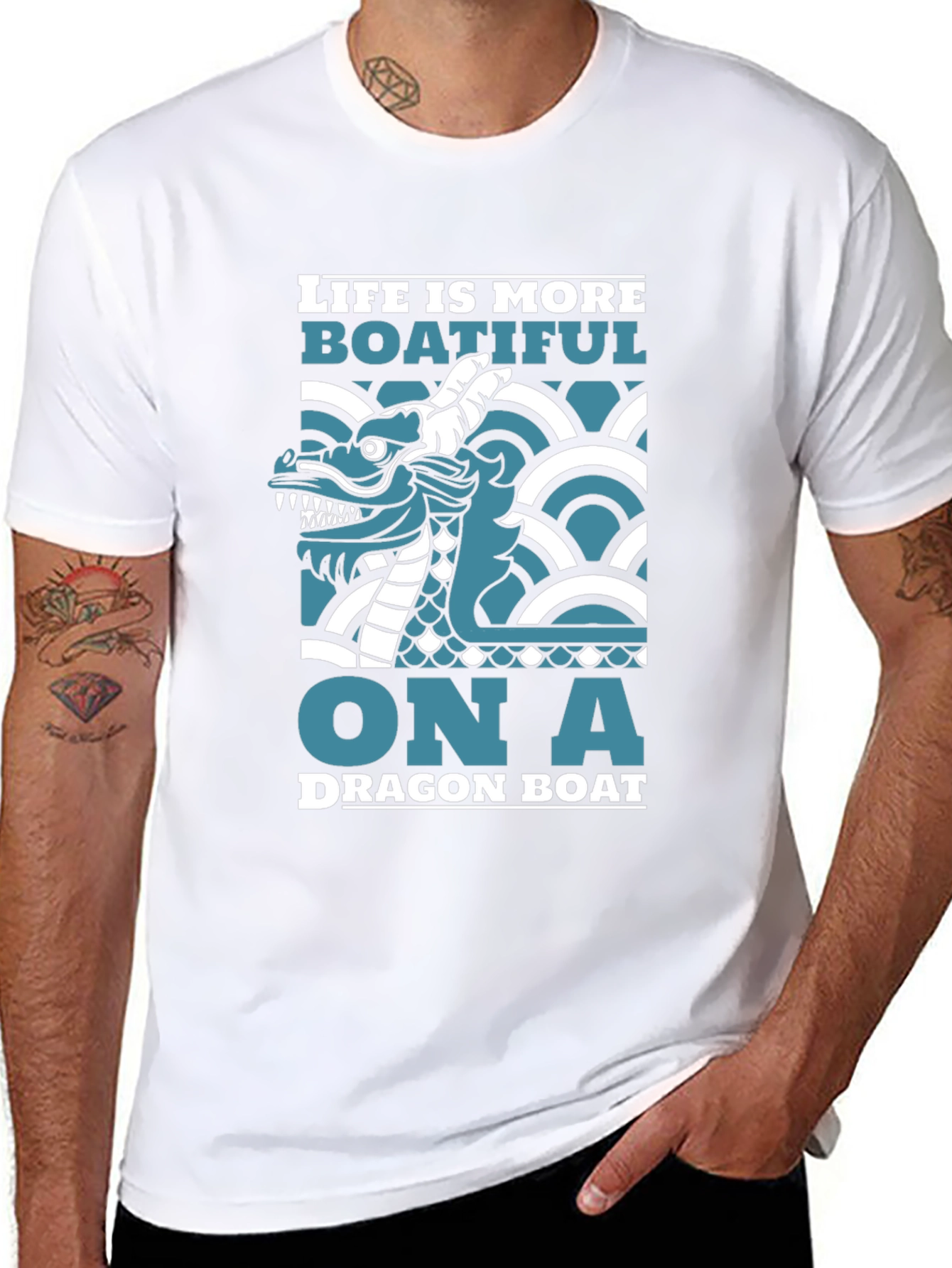 Dragon Boat T-Shirt - Life is More Boatiful