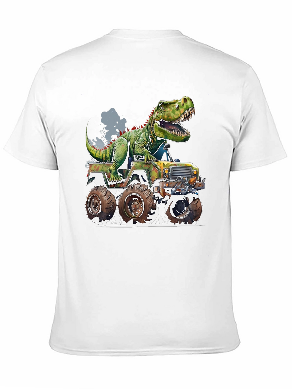 Dinosaur Monster Truck Graphic Tee