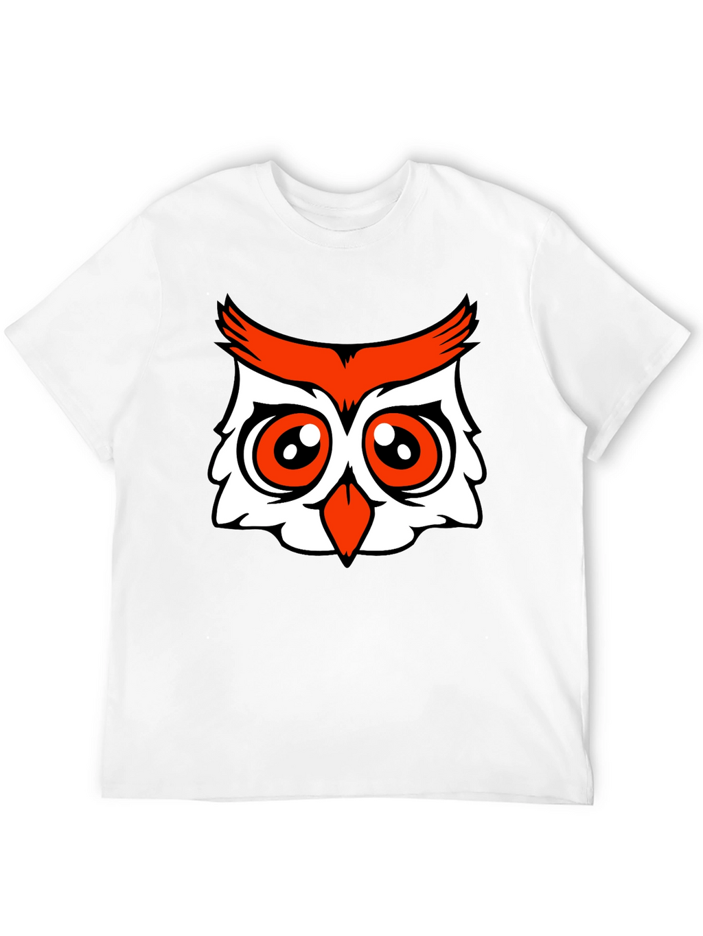 Owl Graphic Tee - Black Cotton Blend