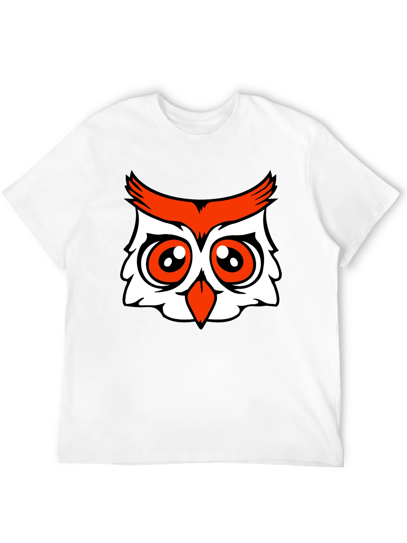 Owl Graphic Tee - Black Cotton Blend