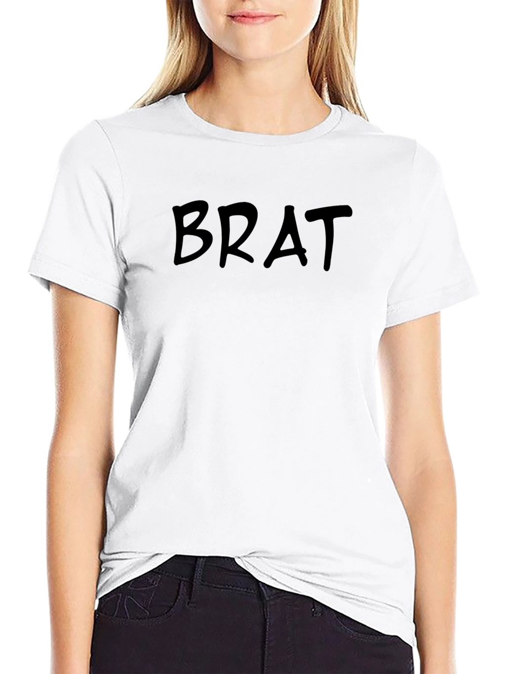 Black BRAT Graphic Tee - Casual Style