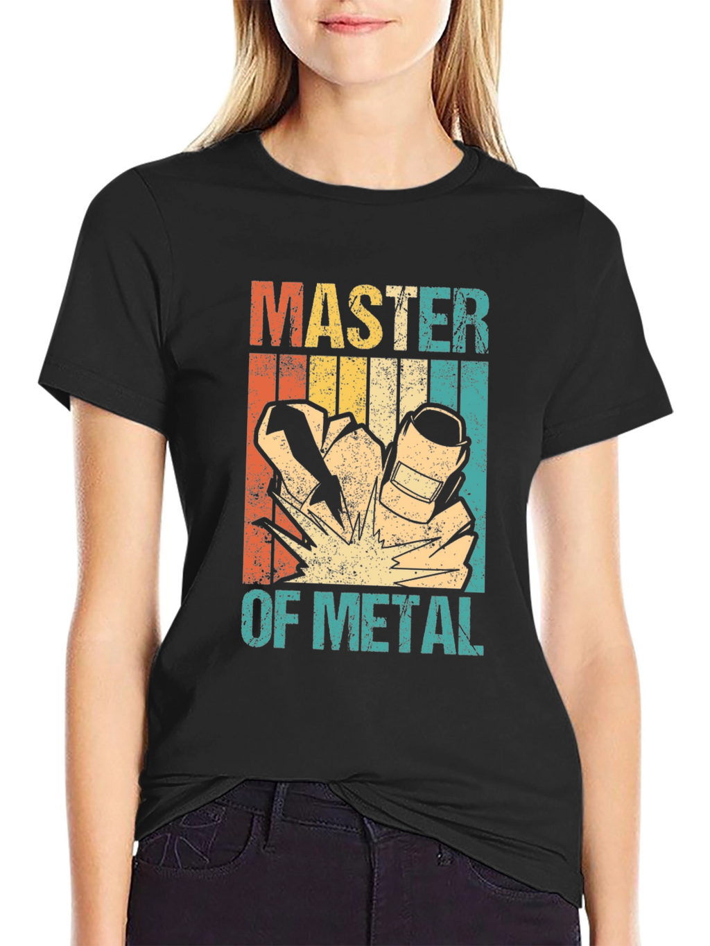 Master of Metal Welding T-Shirt - Retro Design