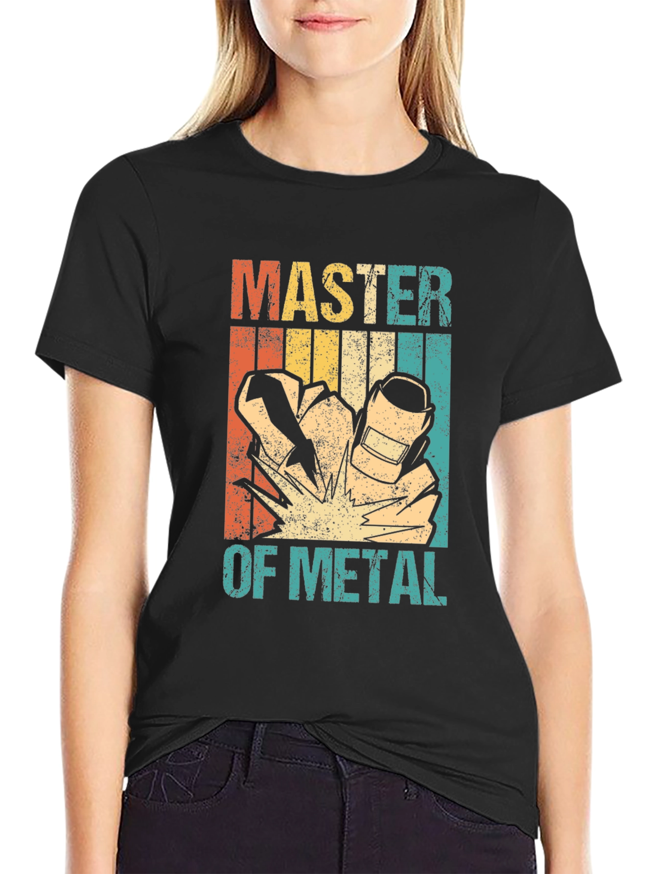 Master of Metal Welding T-Shirt - Retro Design