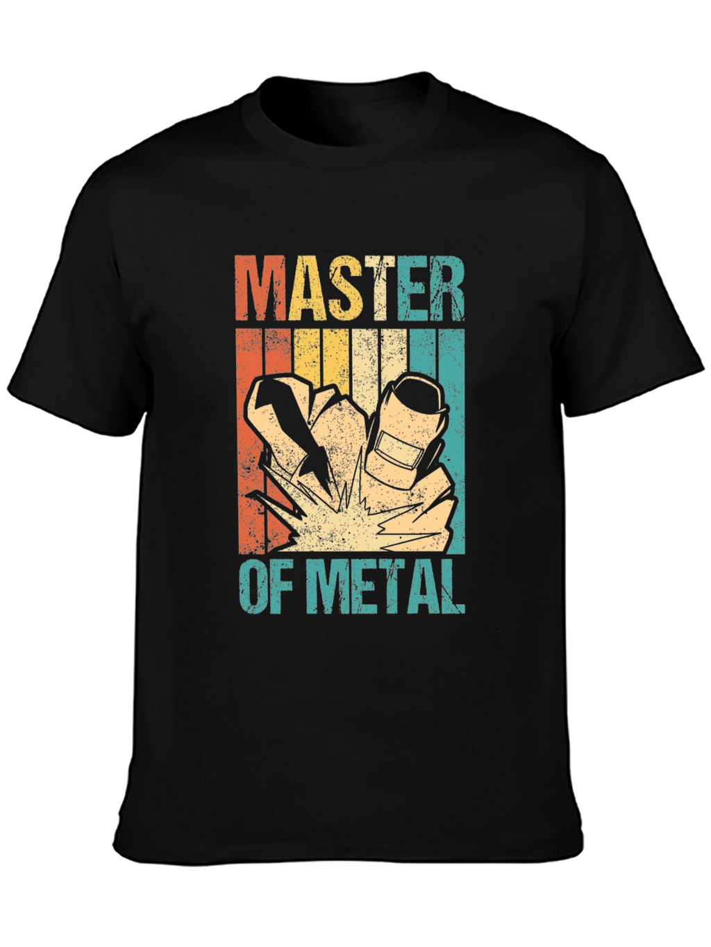 Master of Metal Welding T-Shirt - Retro Design
