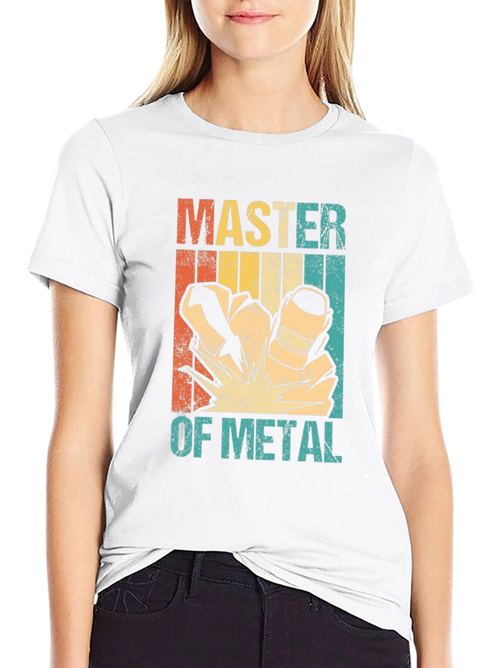 Master of Metal Welding T-Shirt - Retro Design