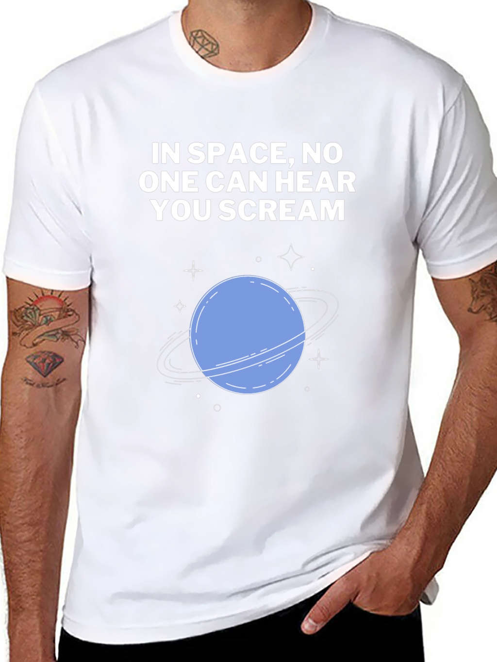 Space Scream T-Shirt - Sci-Fi Style