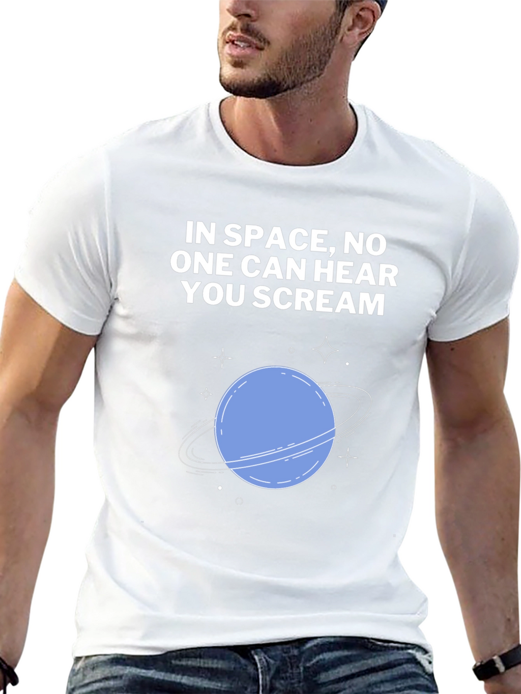 Space Scream T-Shirt - Sci-Fi Style