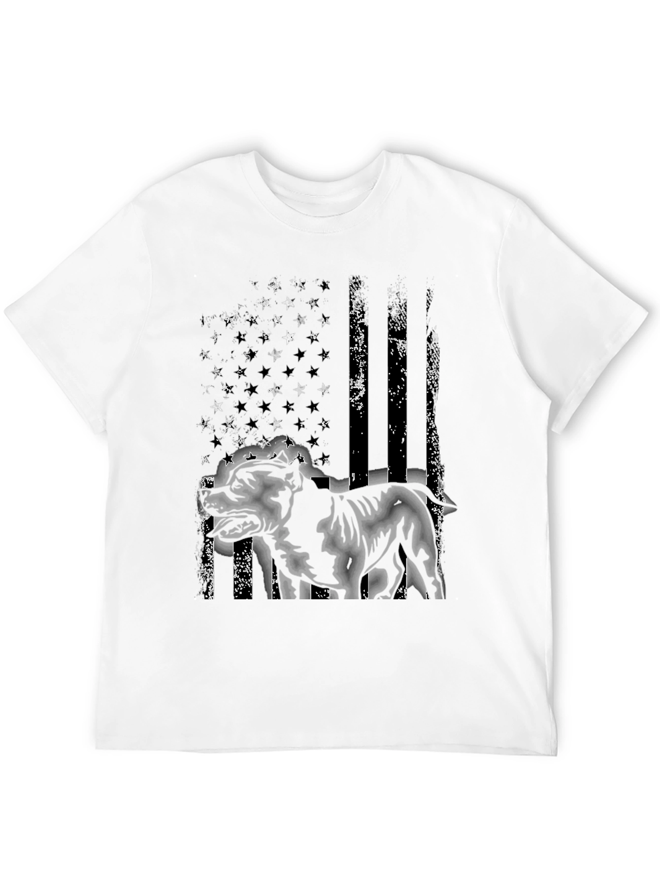 American Pitbull Distressed Flag T-Shirt