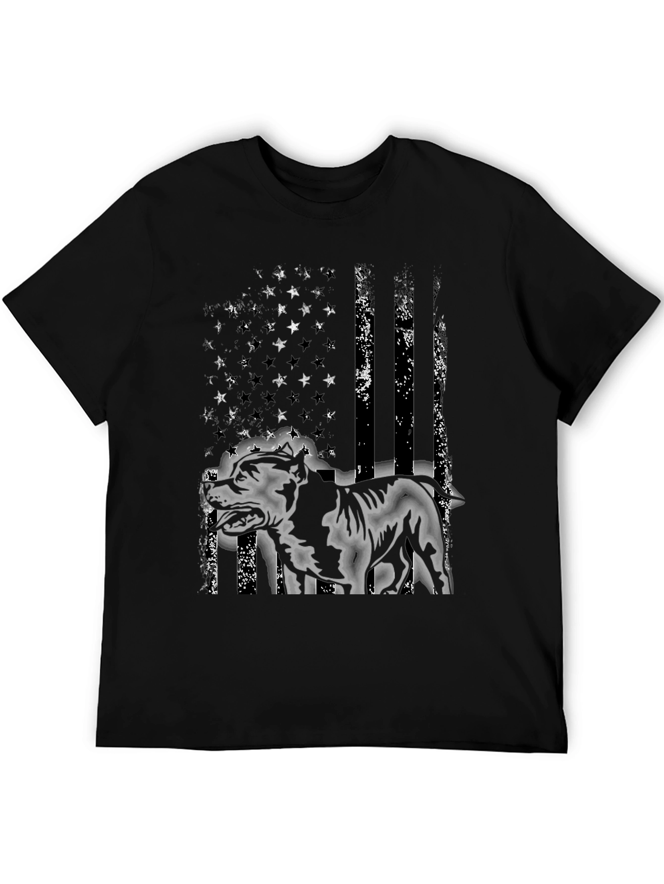 American Pitbull Distressed Flag T-Shirt