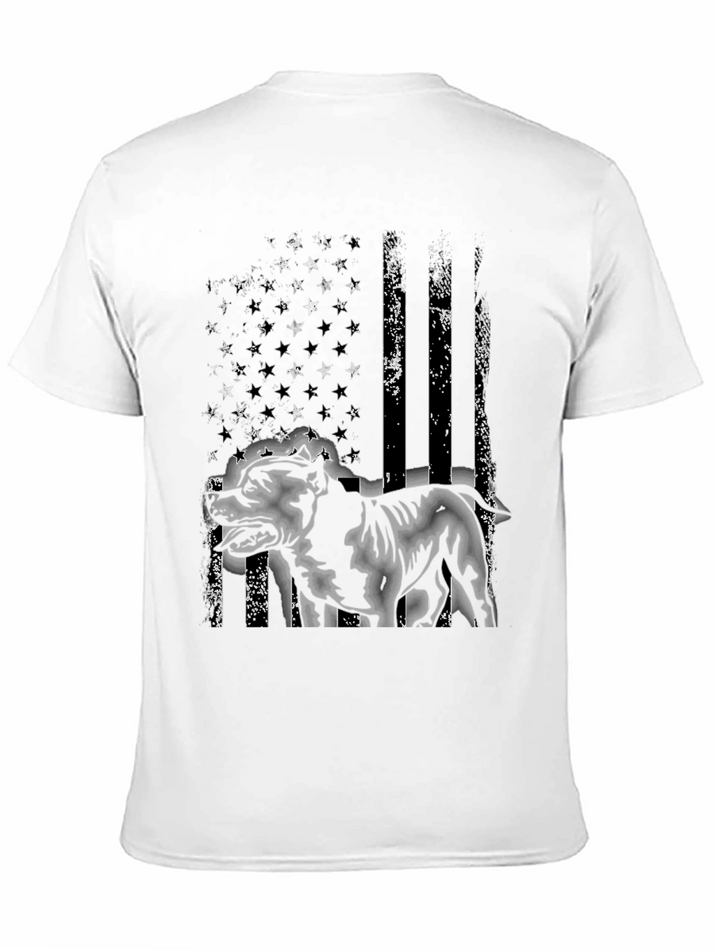American Pitbull Distressed Flag T-Shirt