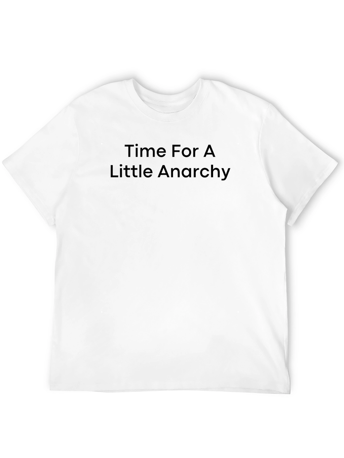 Time For Anarchy Black T-Shirt